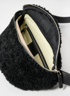 Heuptas XL Django Shearling Zwart