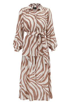 Zebra Caramel Dress