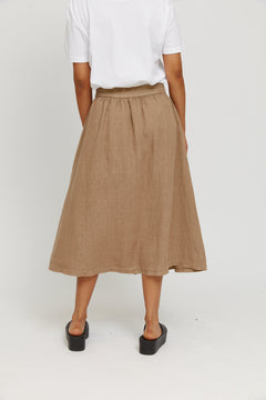 Lorette Linen Skirt