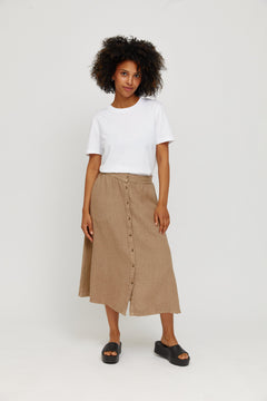 Lorette Linen Skirt