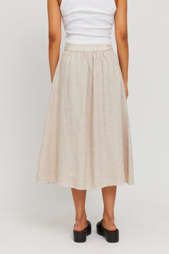 Lorette Linen Skirt