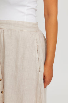 Lorette Linen Skirt