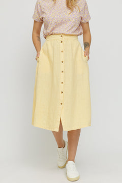 Lorette Linen Skirt