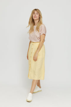 Lorette Linen Skirt