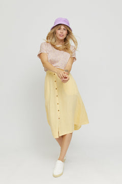 Lorette Linen Skirt