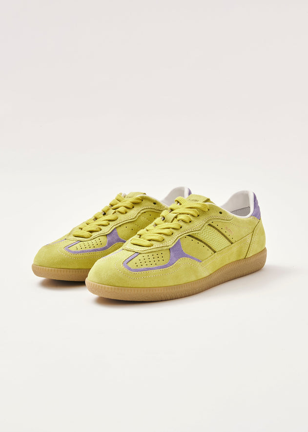 Tb.490 Rife Leather Sneakers Acid Green