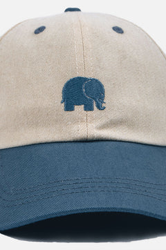 Logo Dad Cap Indigo Ecru