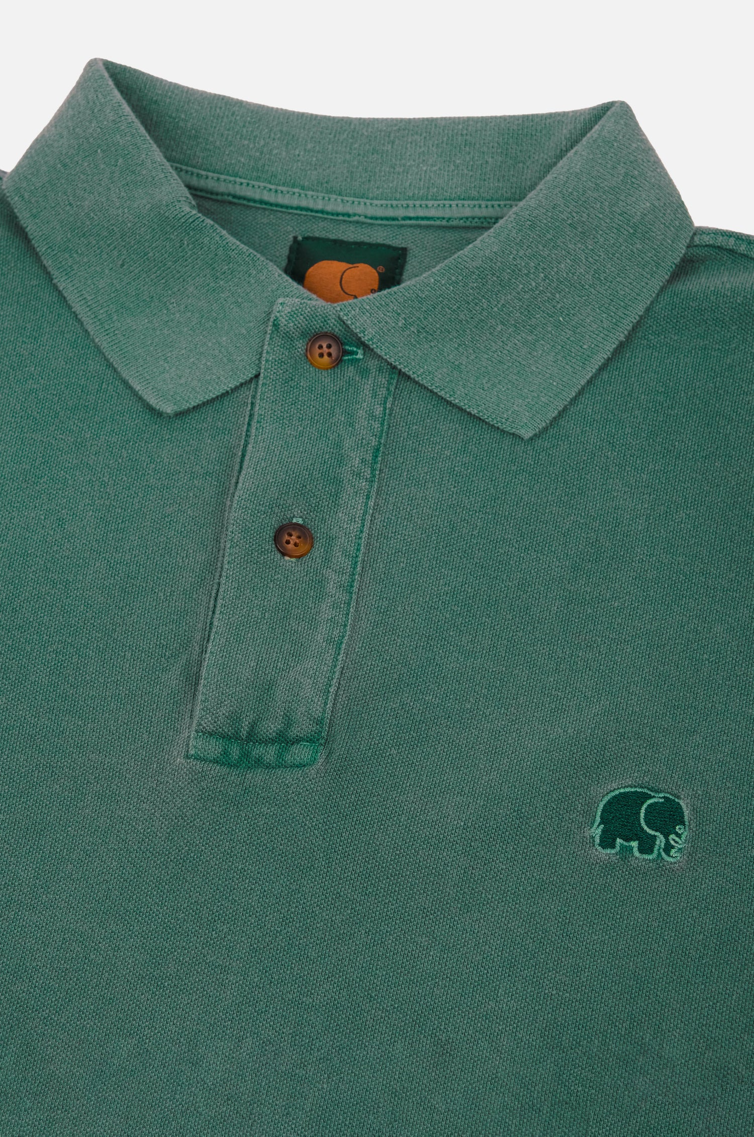 Trendsplant Organic Pigment Dyed Polo Eden Green