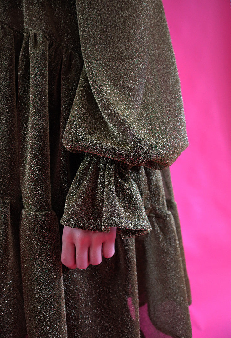 Dishy Dress Glitter Gold