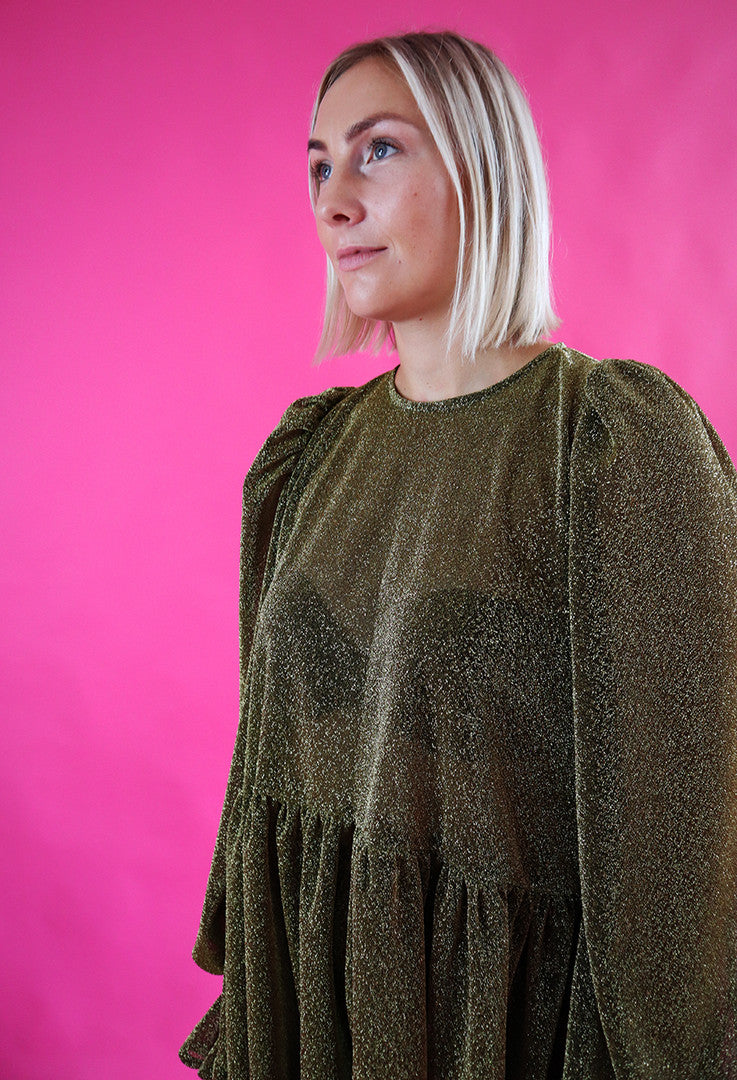 Dishy Dress Glitter Gold