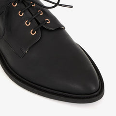 Jade Rubber Sole Shoes Black