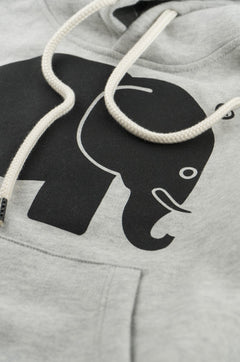 Kids' Organic Classic Hoodie Heather Grey