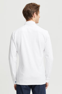 Hemmo biologisch katoen pique shirt wit