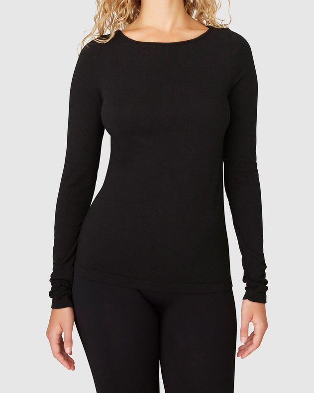 Hillevi Cashmere Top Black