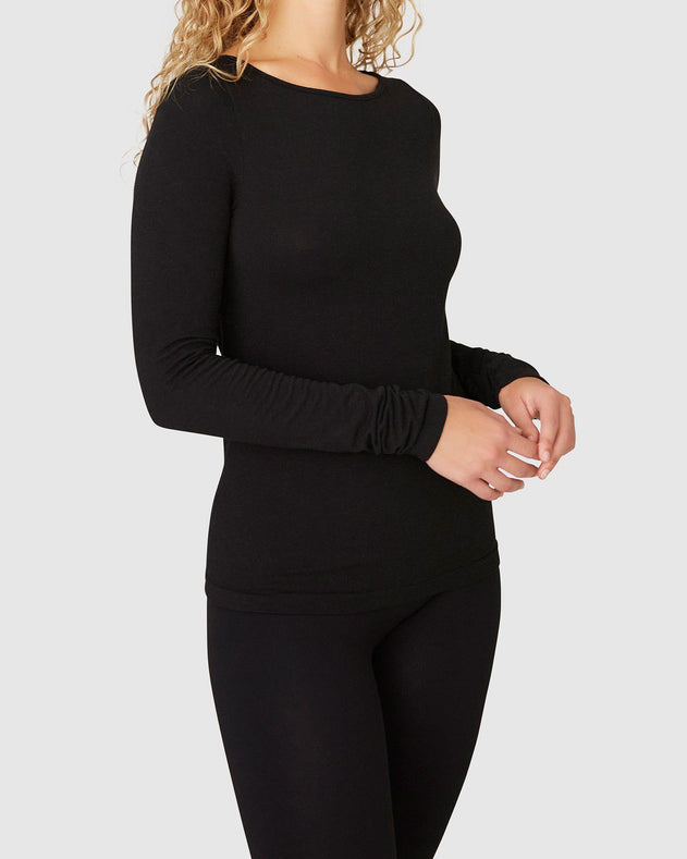 Hillevi Cashmere Top Black