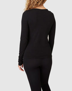 Hillevi Cashmere Top Black