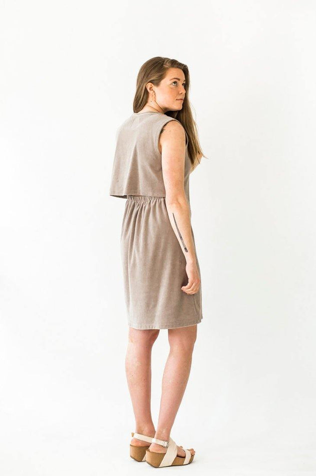 Ariel Midi Dress Sand