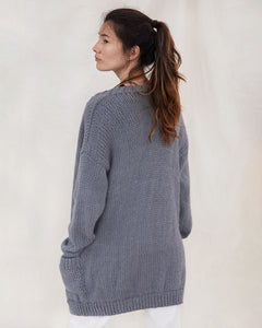 Jurgis Wool Cardigan Gray