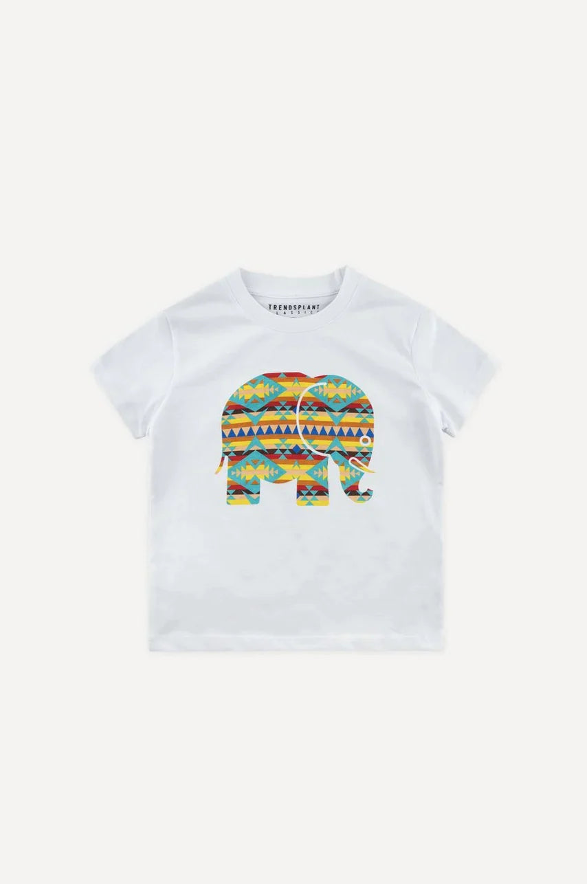 Kinder Navajo Organic Classic T-shirt Wit