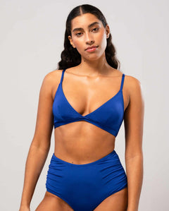 Driehoek Bikini Top Kobalt Blauw