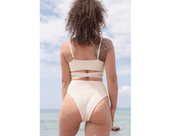 Jacquard Skyline High Bikini Bottom