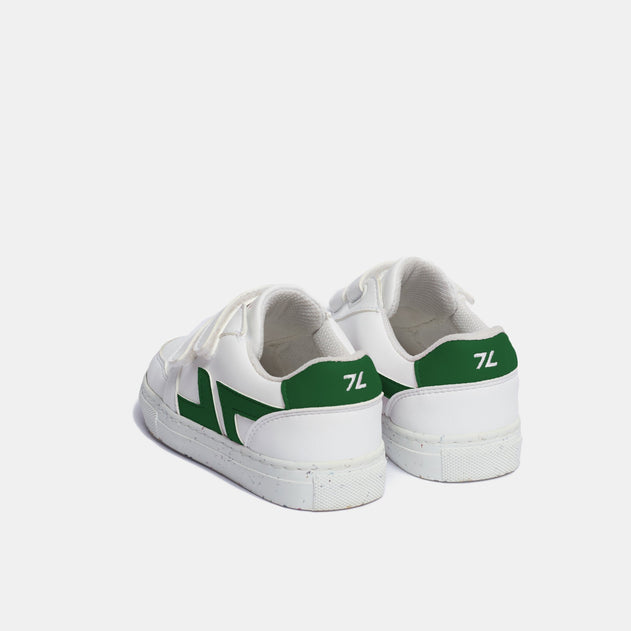 Kids' Zèta Sneakers Wit / Groen