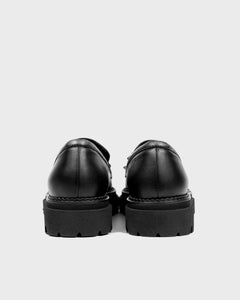 Dikke loafers druivenleren loafers zwart
