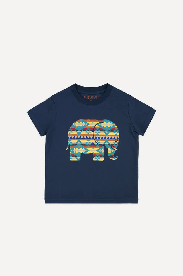 Kids' Navajo Organic Classic T-Shirt Trendsplant Blue