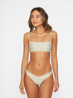 Sanur Bandeau Bikini Top Shell Wit