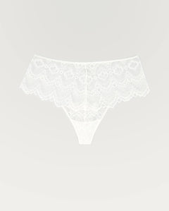 Lace Highwaist String 003 Blanche White