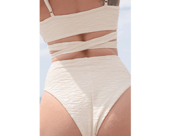 Jacquard Skyline High Bikini Bottom