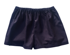 Shorts Organic Denim Poplin Black