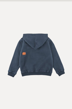 Kid's Organic Navajo Hoodie Blue