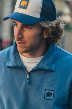 Klassieke trucker cap marine