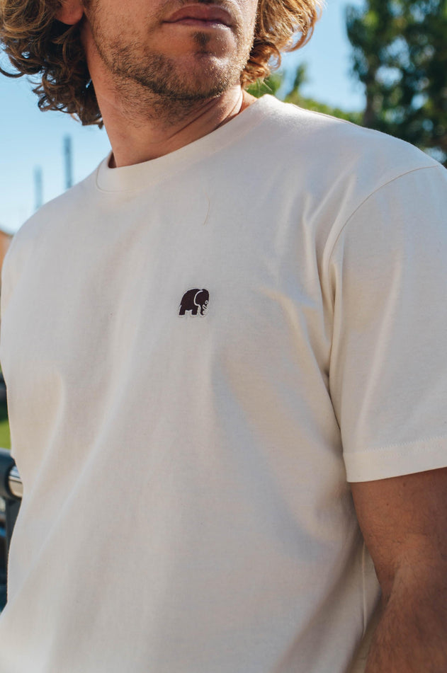 Organisch essentiële t-shirt natuurlijk