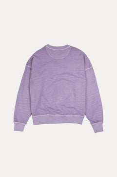 Dames Espliego Pigment geverfde oversized trui lavendel