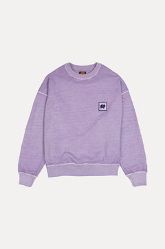 Dames Espliego Pigment geverfde oversized trui lavendel