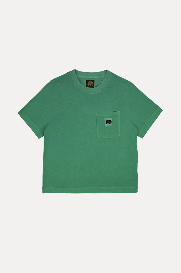 Garceta pigment met dames geverfd t-shirt pebrella groen
