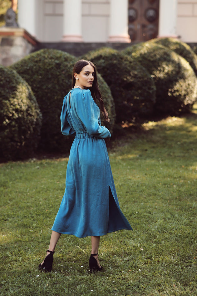 Mona Dress Blue