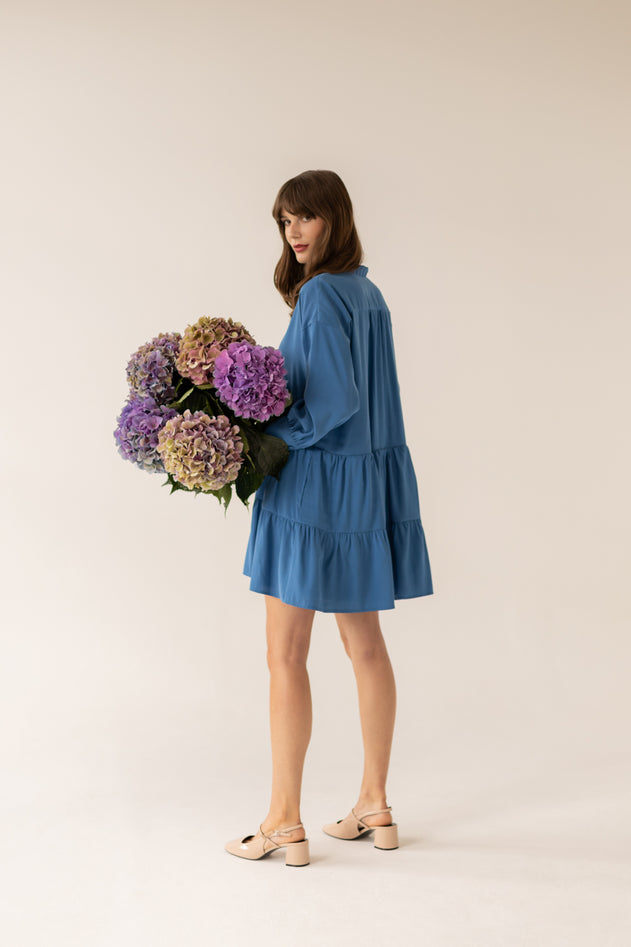 Anais Dress Blue