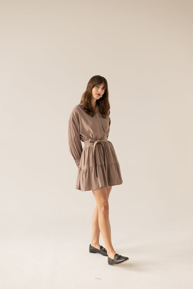 Anais Dress Light Chocolate