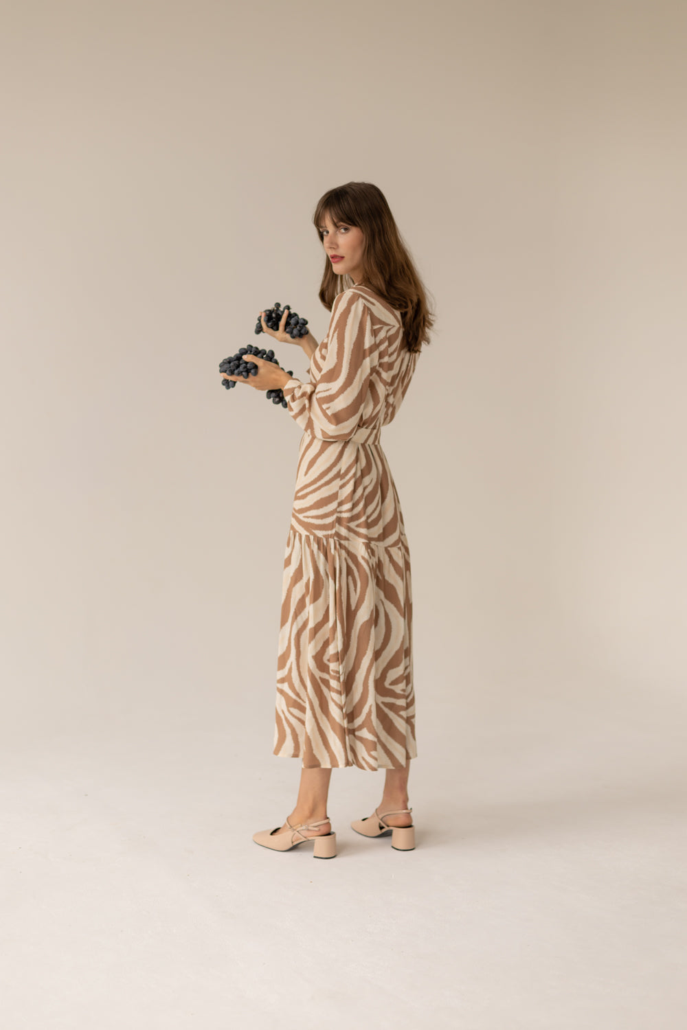 Zebra Caramel Dress