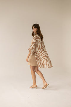 Pareo Dress Zebra Caramel