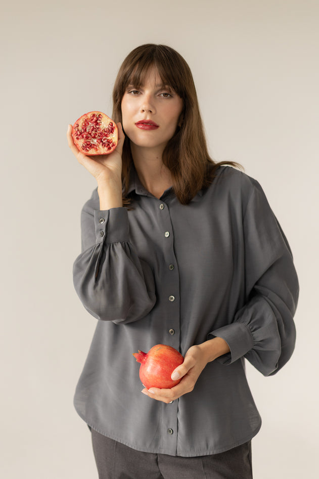 Noel Blouse Grijs