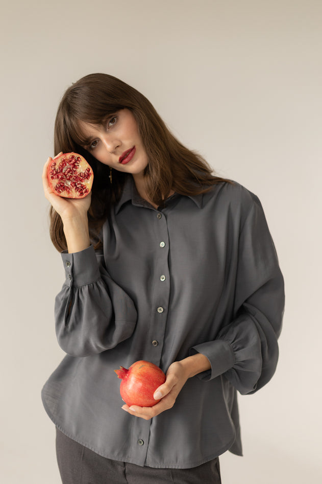 Noel Blouse Grijs