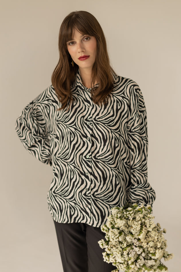 Zebra Geometric Shirt