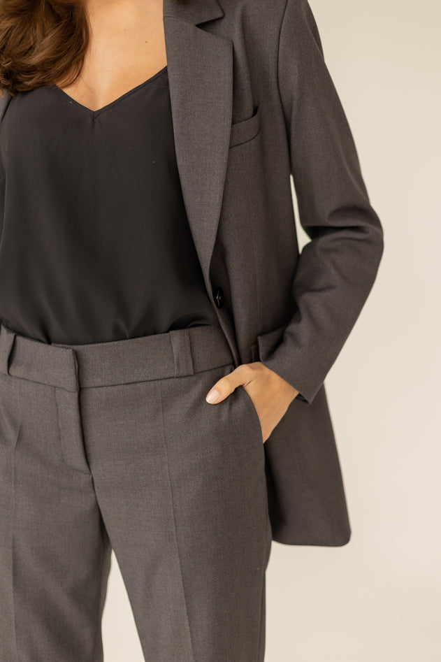 Maddison Blazer Donkergrijs