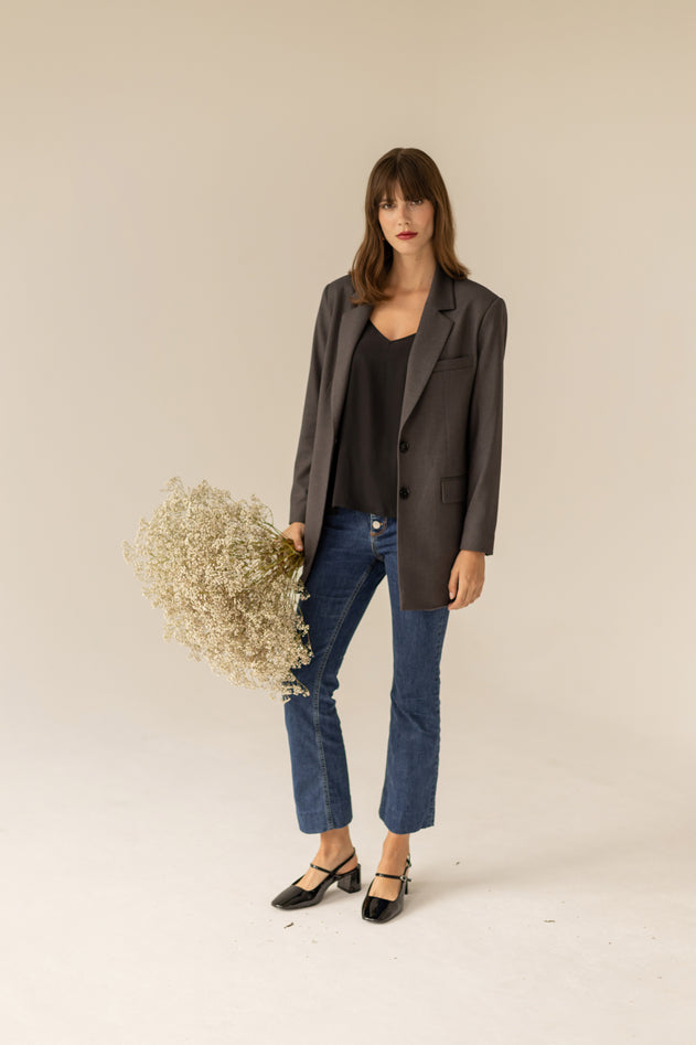 Maddison Blazer Donkergrijs