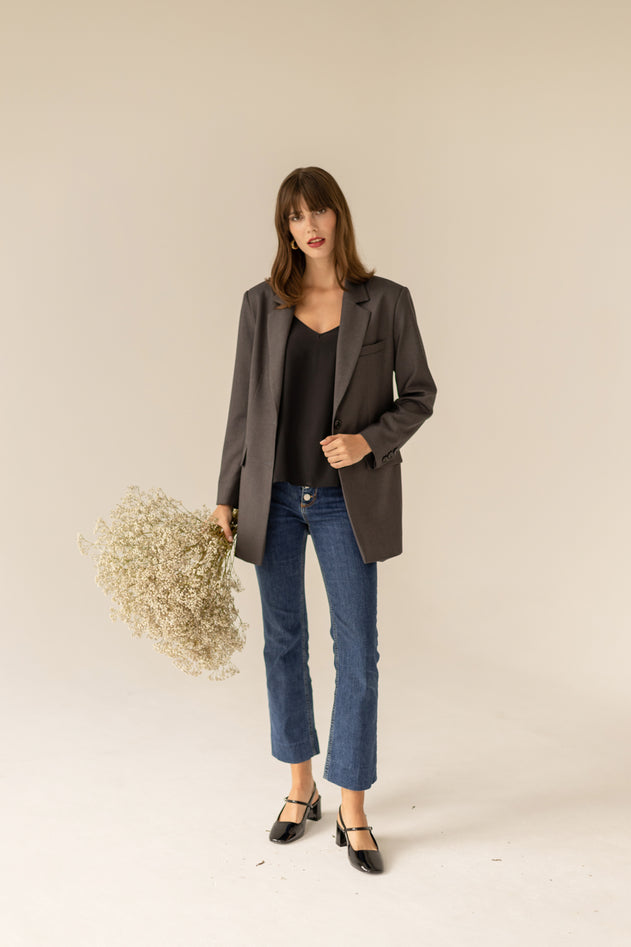 Maddison Blazer Donkergrijs