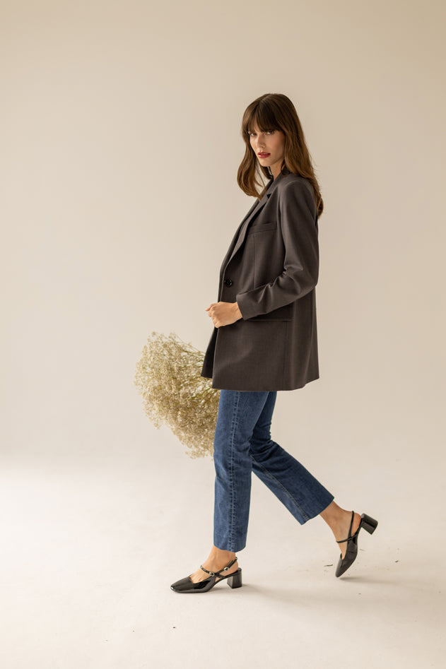 Maddison Blazer Donkergrijs
